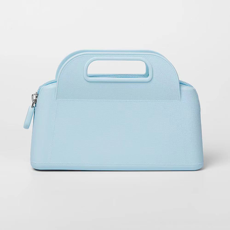 Водоустойчива силиконова чанта Персонализиран моден замръзнал цвят Силиконова тотална чанти Ravel Козметична чанта