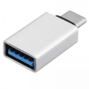 Никел-поставен USB тип A Западно гнездо 3-в-1 PC Adapter Adapter.