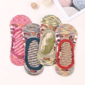 Лято гореща продажба Невидима цветна модна кристална коприна с ниско рязане жени прозрачни чорапи