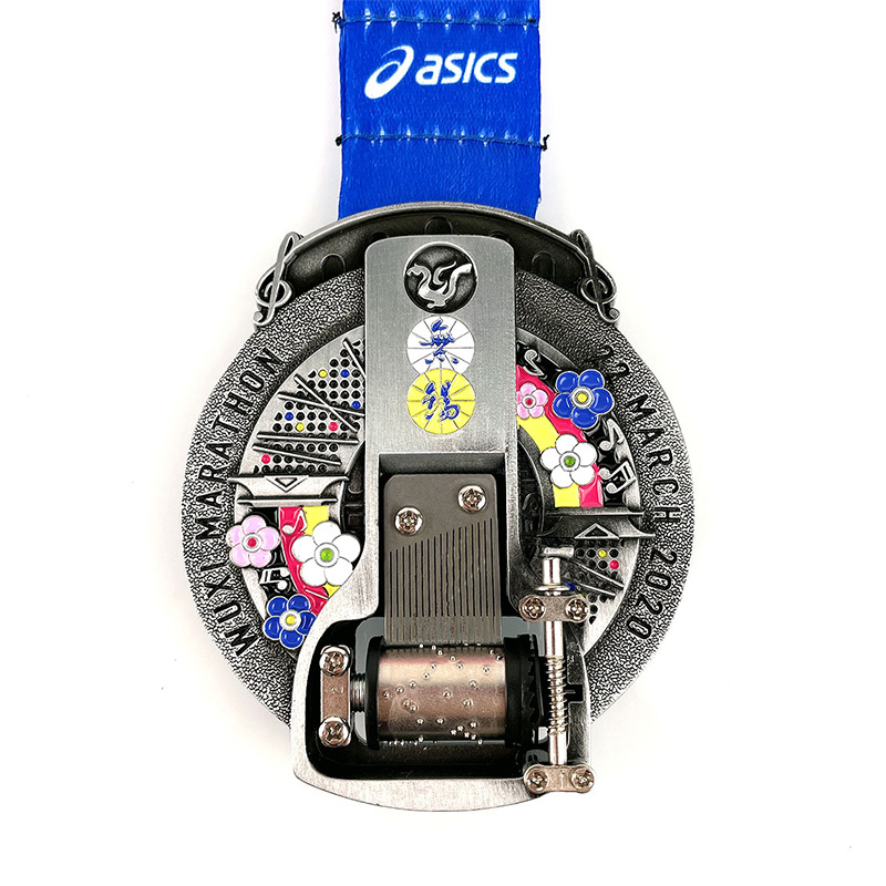 Персонализиран медал за сублимация на ланяр на медал Super Hero Race Medal