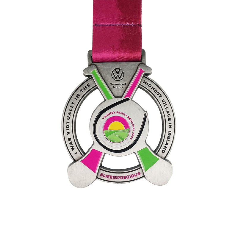 Релефна метален медал медал медал първичен метален медал