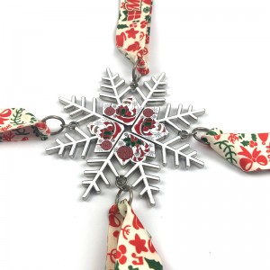 Дядо Коледа, управляващ медали християнски медал Подарък Метална награда