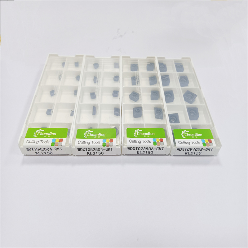 Chuanrun cnc карбид инструменти Пробиване вложка WDXT висока скорост/light Carbide пробиване вложки