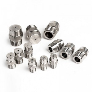 Неръждаема стомана твърда конус дюза за прах и овлажняване с високо и ниско налягане Атомизация Конична дюза Водна мъгла Почиств...