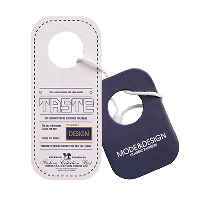 Описание на HangTag, карта, дрехи Персонализирани карти за HangTag