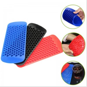 Силиконови мини тави за кубче лед, 150 парчета с форма на сърце натрошени ледени форми лесно освобождаване на малки кубчета за лед ...