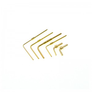 месингова щепсела и гнезда щифт --- Прав ъгъл завършване