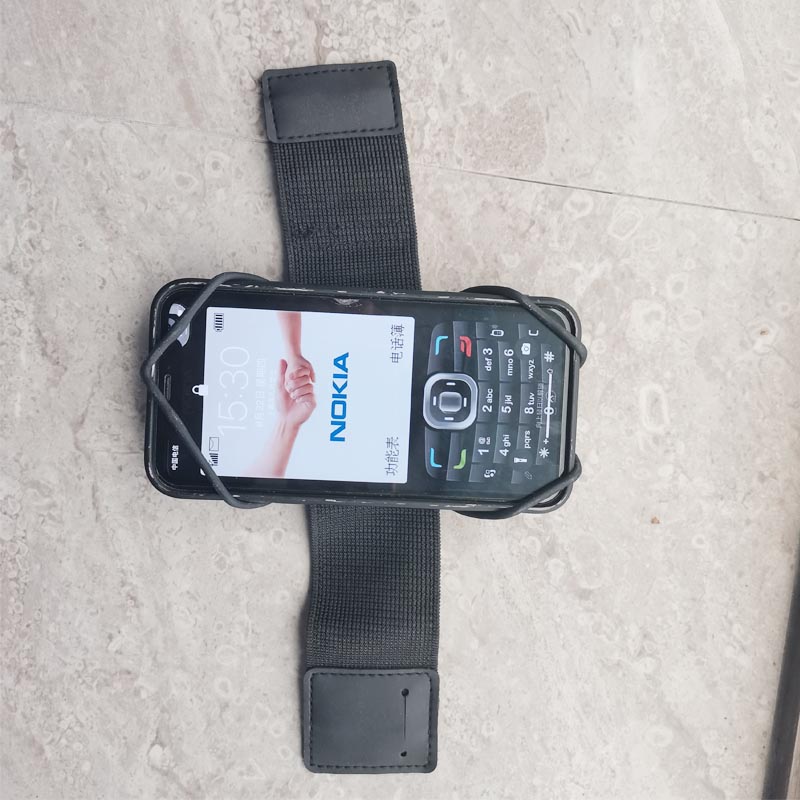 Телефонна каишка за ръката на ръката на ръката на телефонния калъф за телефон, работещ с участието на арматурата на телефона за бягане на ходене по туризъм за джогинг пътуване