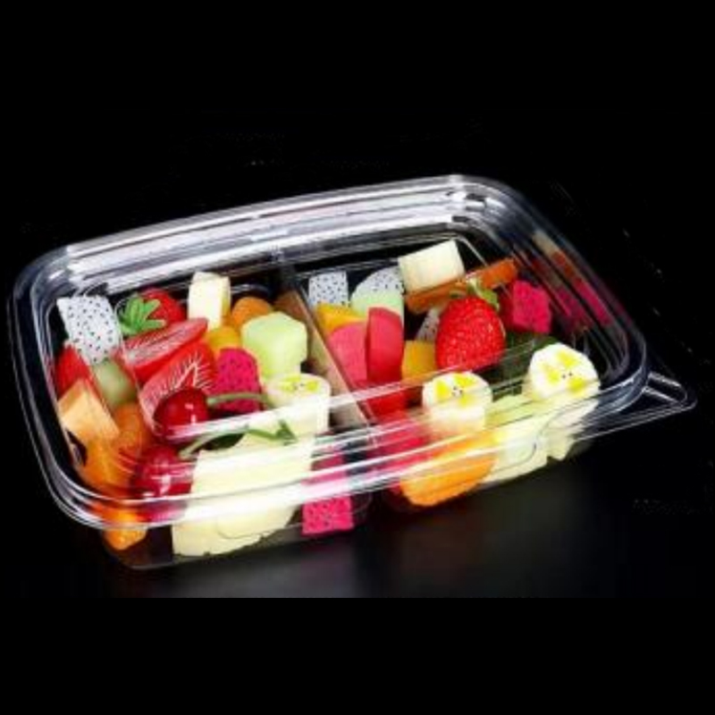 Две \-compartment салата кутия отдолу 245*175*45 mm hgf-fg2