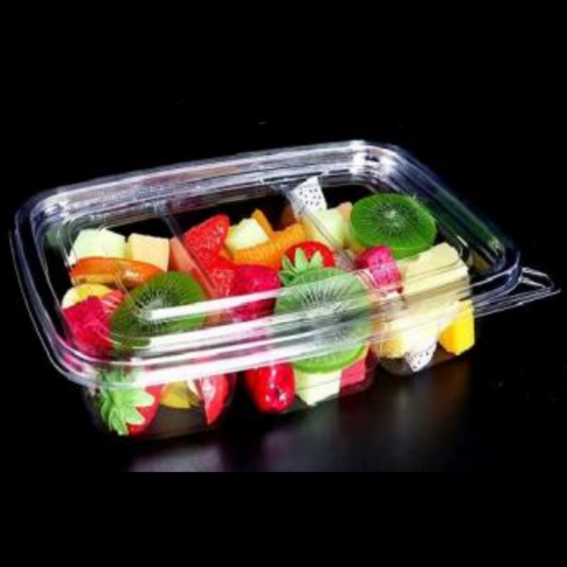 Три \-compartment салатна кутия отдолу 245*175*45 mm hgf-fg3
