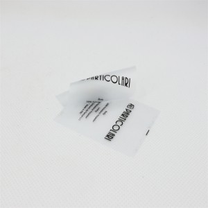 Прозрачна печатна марка за доставка