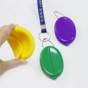 Силиконова торбичка за монети с монети с овални монети, торбичка за мъже/women \\\\ \\\\ \'с верига, силиконова чанта за хранителен клас, ...