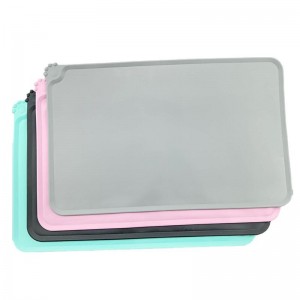 Хранителна степен силиконова водоустойчива роговна роговна роговна котка за котенца и кученца, неплъзгащи се купички за домашни...