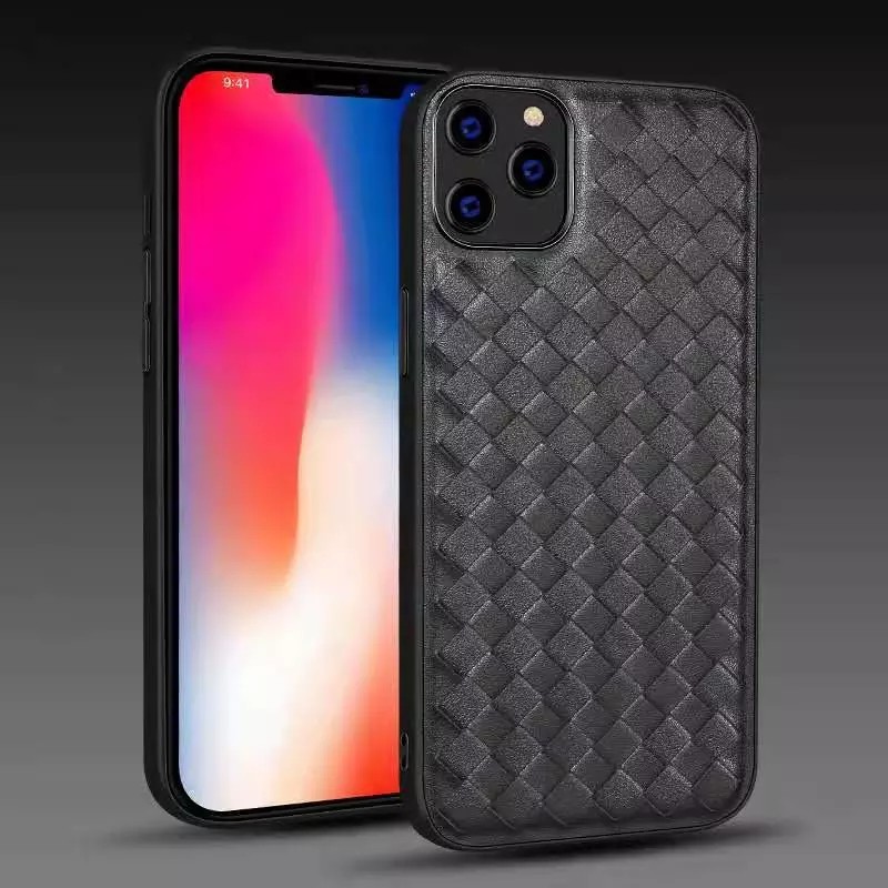 Подходящ е за кутията на мобилния телефон на iPhone 14Pro на Apple. Това е моден класически ръчно изтъкан цветно кожен телефон защитен кожен калъф с добра устойчивост на есента и устойчивост на драскотини на ръка