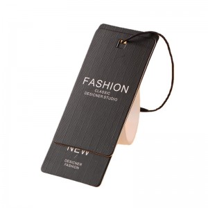 Черно -бяла твърда карта за висяща картичка