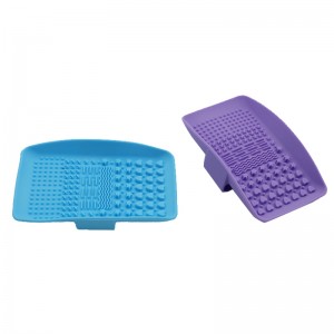 Силиконов грим за почистване на четка за грим, почистваща четка за грим, преносима подложка за почистване на четка за грим, инстру...