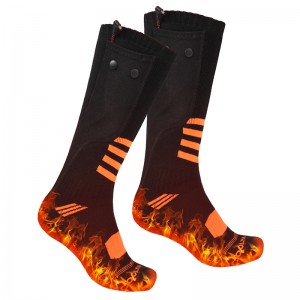 Измиваемо 7.4V Акумулаторна батерия Електрически отоплителни чорапи за зимни спортове на открито