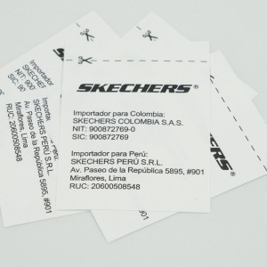 Изтъкани етикети дрехи, измиване на воден етикет, копринен печат на екрана, тъкан етикет