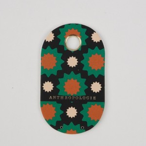 Персонализиран моден дизайн лого на марка висококачествено персонализирано хартиено закачане на хартия с струнно въже за облек...