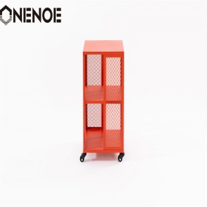 Onenoe Home Modern Furniture Metal Поставими стелажи за подаване на шкаф за шкаф за шкаф за шкаф за съхранение на организатор за съхранение на ра...