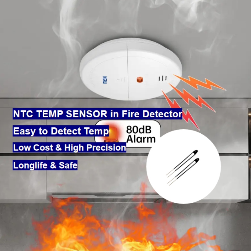 NTC термисторен сензор за температура в пожарния детектор
