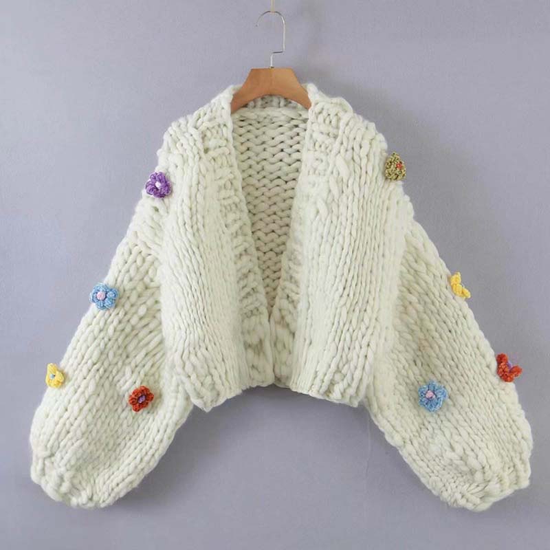 Триизмерен пуловер за жени с акрилен памук с акрил памук с късо ръкав за лято за лято