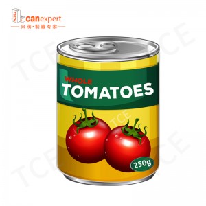 Продажба на едро Персонализиране на малка храна Безопасна степен Метален празни кутии за калай за контейнер за опаковане на хран...