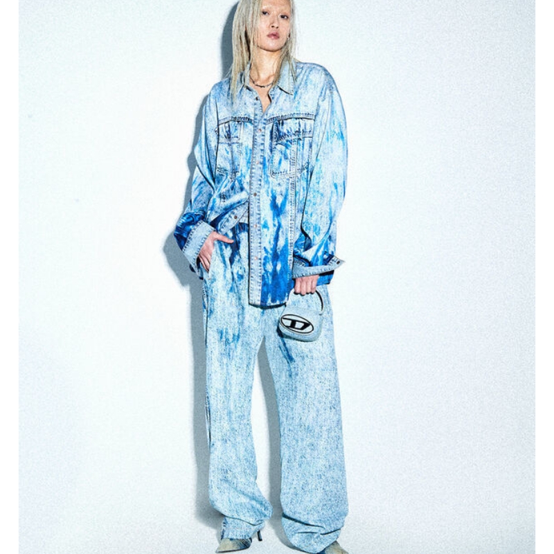 Дизел/limited Capsule Collection/heavy Wash Denim/tannin готов за носене