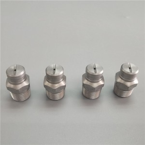 Шайба за шайба с високо налягане плосък вентилатор на дюза на дюза от неръждаема стомана спрей струя