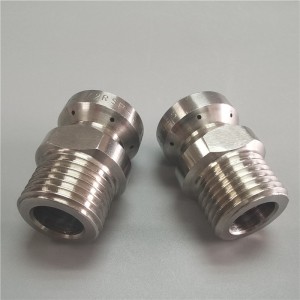 От неръждаема стомана Изтичане на чистене на дюза с високо налягане на дюзата