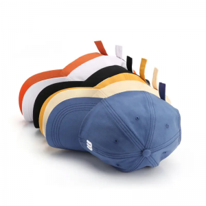 Висококачествени капачки бродирана шапка 6 панел персонализирани бейзболни капачки бродирана татко шапка