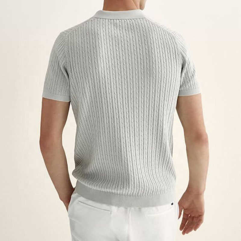 Персонализиран дизайнер на Superfine Summer Summer Knit Knit Pullover Cotton Men