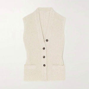 Котли за трикотаж по поръчка 2023 жени дрехи Летни дрехи без ръкави пуловер пуловер пуловер плетен пуловери