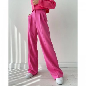 Европа и Съединените щати Летните разхлабени тънки темпераменти с широки панталони за краката мода многостранни небрежни панта...