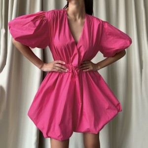 Рокля с къс ръкав 2023 рокля за принцеса на ръкав