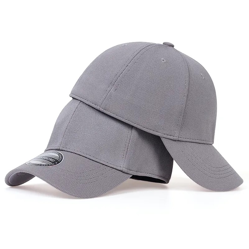Висококачествена памучна монтирана бейзболна шапка шапка unisex лого персонализирана бродерия затворена задна спортна шапка