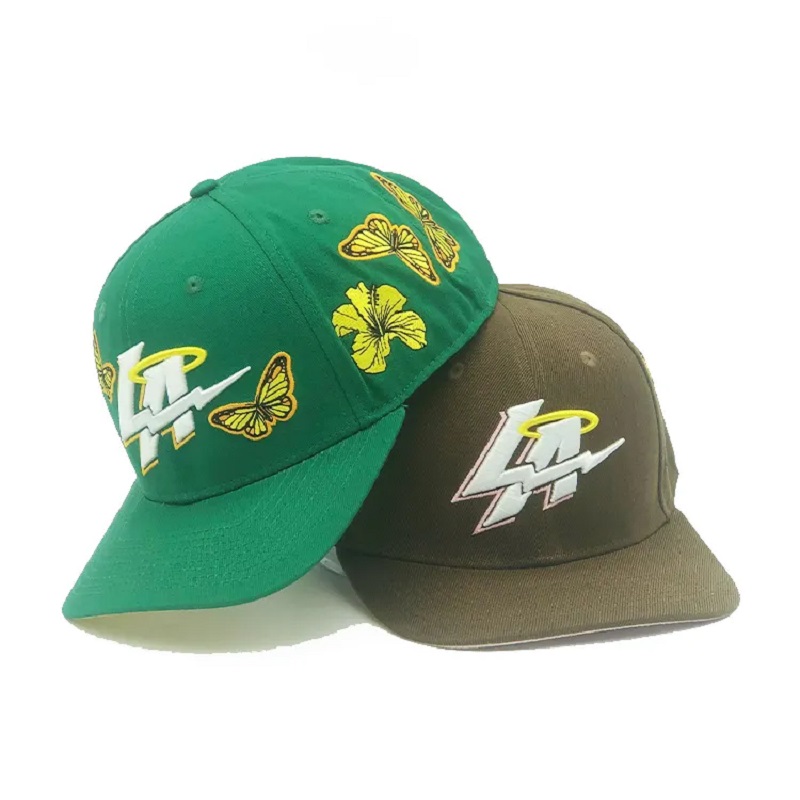 Персонализиран 6 панел 3D лого на бродерия Microbend Brib Baseball Cap for Men