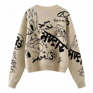 Приемете малки поръчки памучен плетене Производство Мъже пуловер