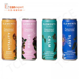 Опаковка за безопасност на храните на едро Празна 250мл 500мл отпечатана алуминиева напитка за бирена напитка Опаковка метална бут...