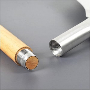 Гореща продажба Разглобяема дръжка Алуминиева пица кора лопата с дървена дръжка пицарка