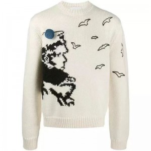 Персонализирани зимни производствени ежедневни плетани пуловери за мъж за човек