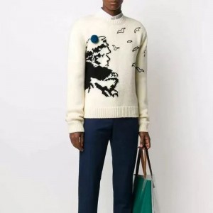 Персонализирани зимни производствени ежедневни плетани пуловери за мъж за човек