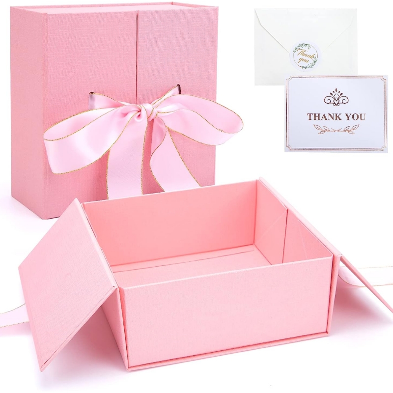 Персонализирана розова кутия за подаръци