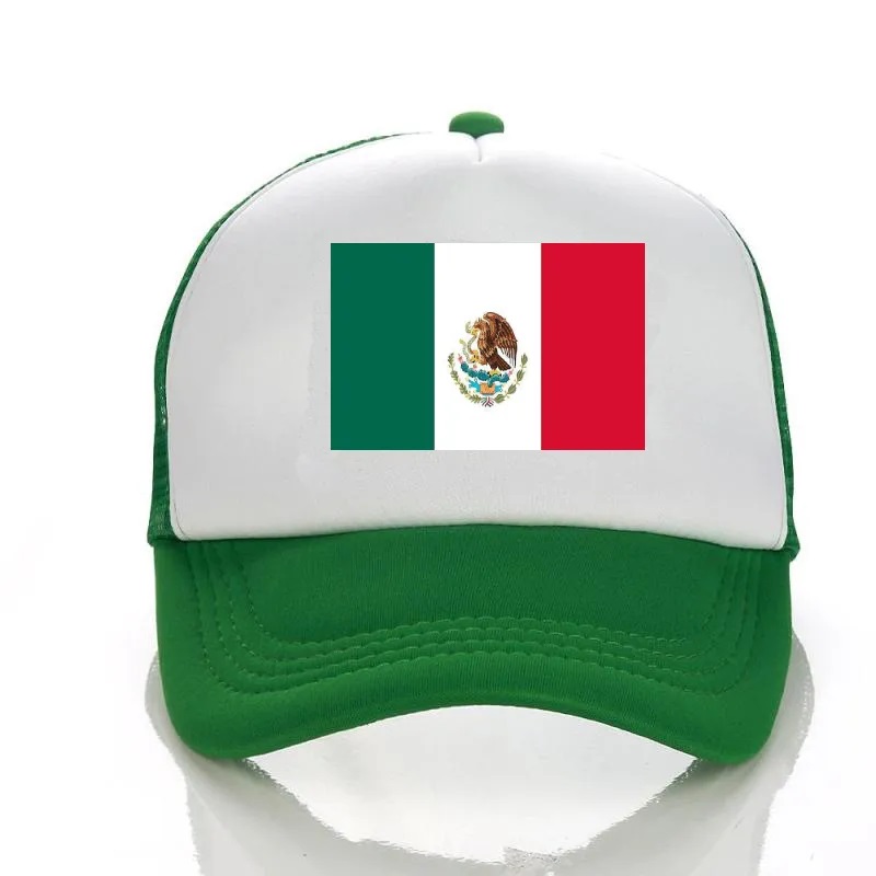Бейзболна шапка Мексико флаг печат татко шапка жени мъже Snapback Fashion Hip Hop Travel and Leisure Outdoor Sports Trucker Hat