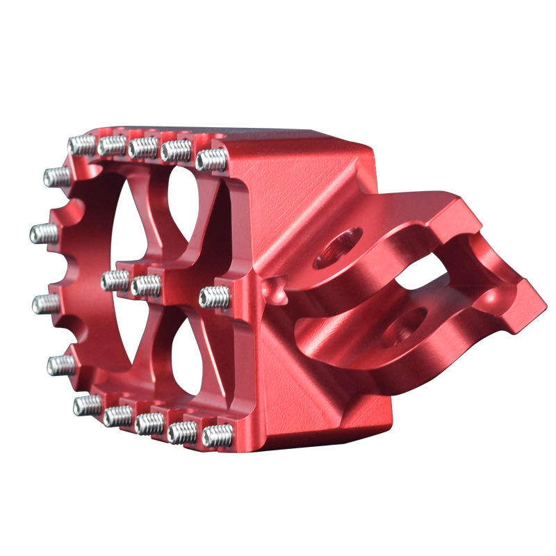CNC модифицирани части CNC ултра точно обработка на обработка на големи части Офроуд мотоциклет модифицирани педали за крака