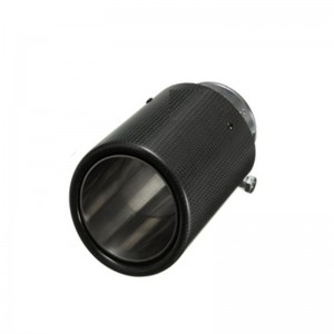 Персонализирани лъскави или матови въглеродни влакна Универсален автомобил Ауспух и заглушител за опашка