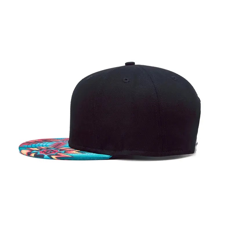 3D Печат Snap Back Flat Brim Hat Street Hip Printing Flat Bill Hawaiian Hats Design Your Snapback Cap/hat