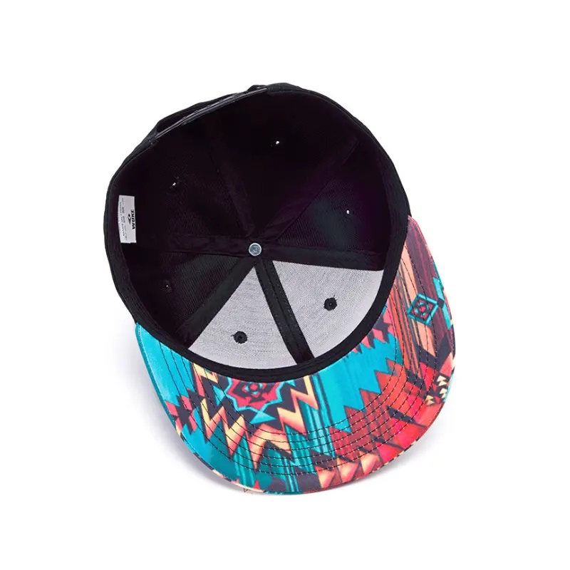 3D Печат Snap Back Flat Brim Hat Street Hip Printing Flat Bill Hawaiian Hats Design Your Snapback Cap/hat