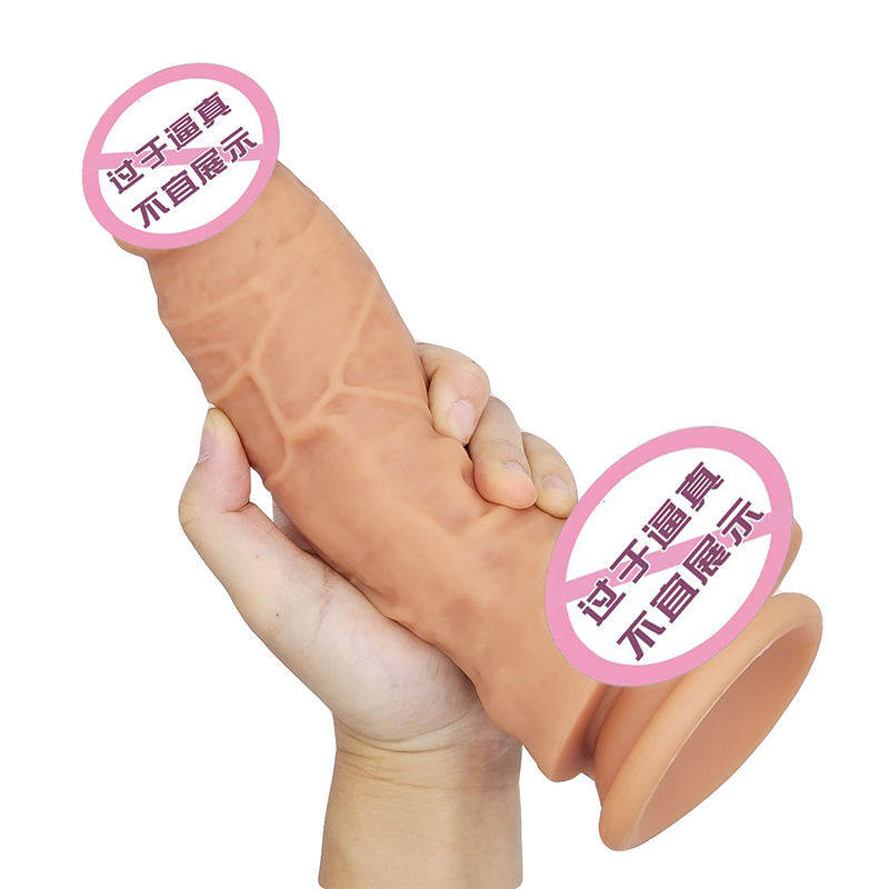 818 Секси магазин за възрастни на едро Цена голям размер секс дилдо новост играчки мек силиконов тласък за жени в женски мастурбатор