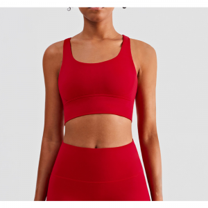 Кръстосано U-образно беззаконие спортен сутиен